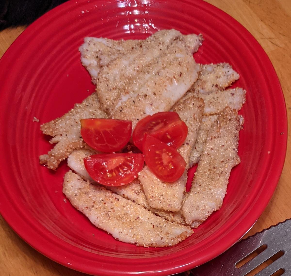 Cornmeal crusted sole