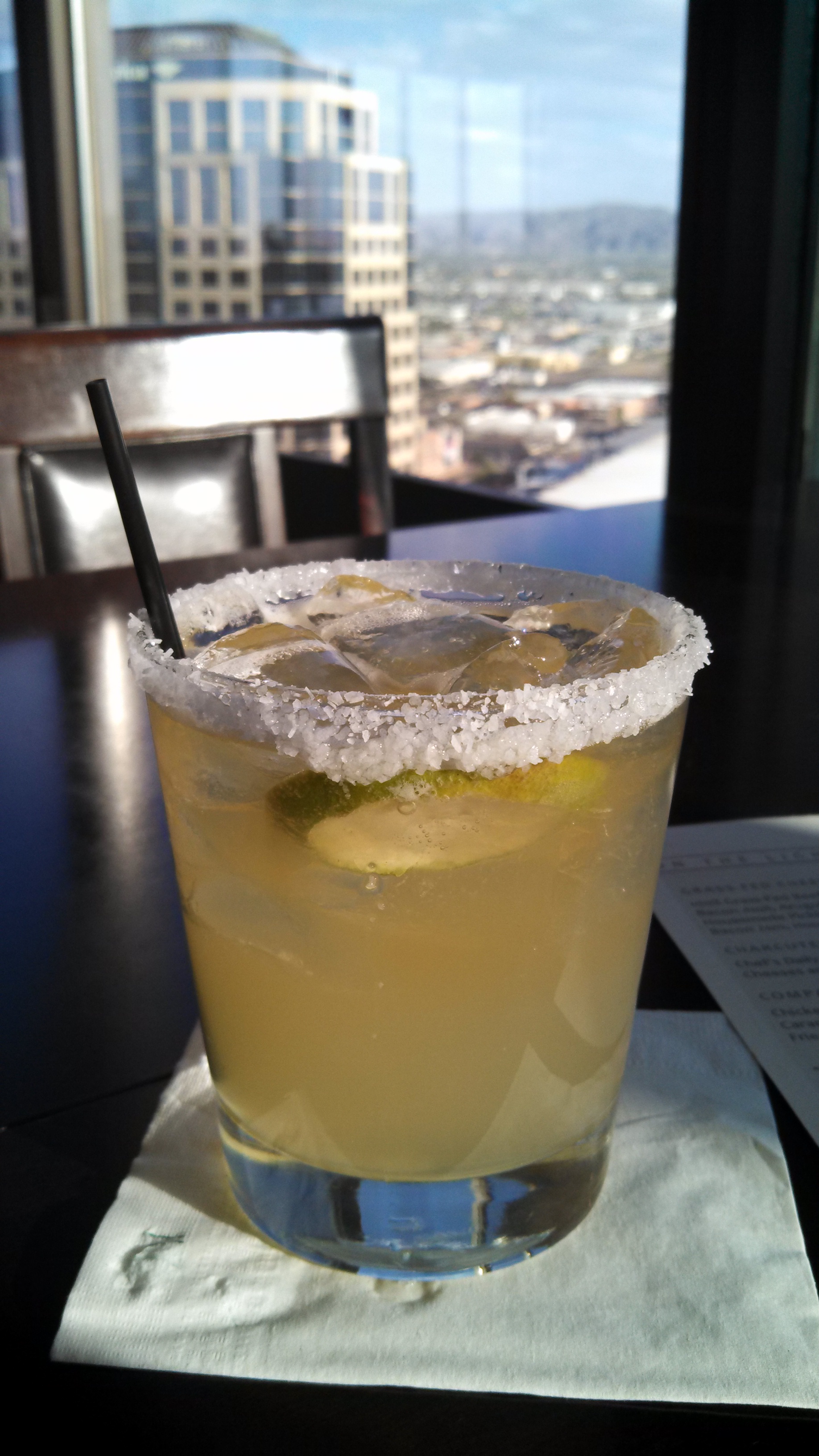 A Margarita on the 24th Floor of the Hyatt