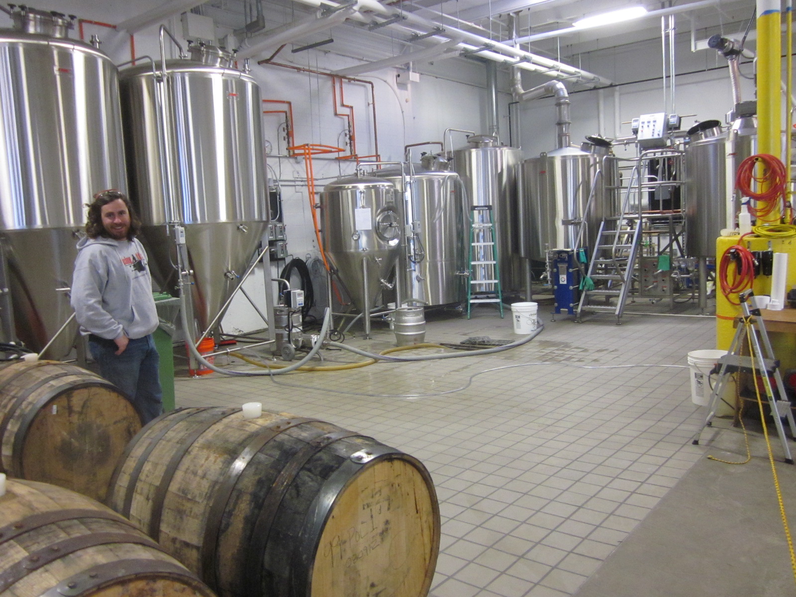 Nathan Sanborn and his Rising Tide brewery
