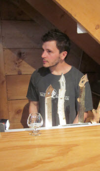 Brewer Nate Lanier in Treehouse tasting room