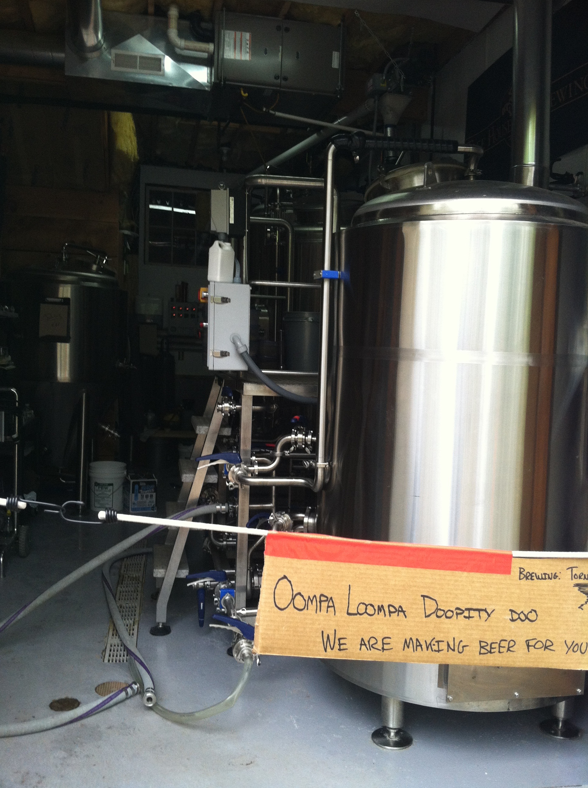 The new tank at Treehouse