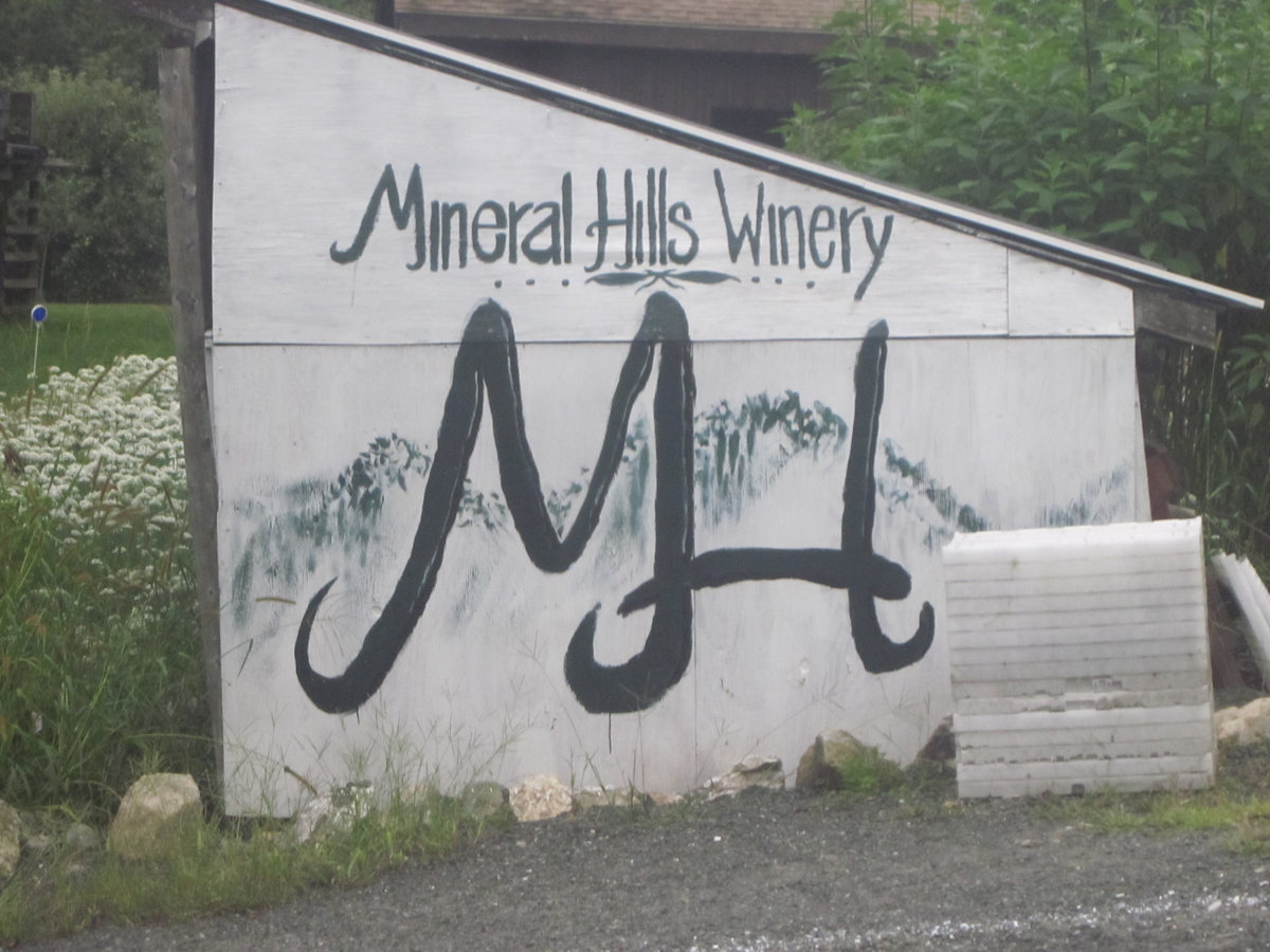 The winery shed