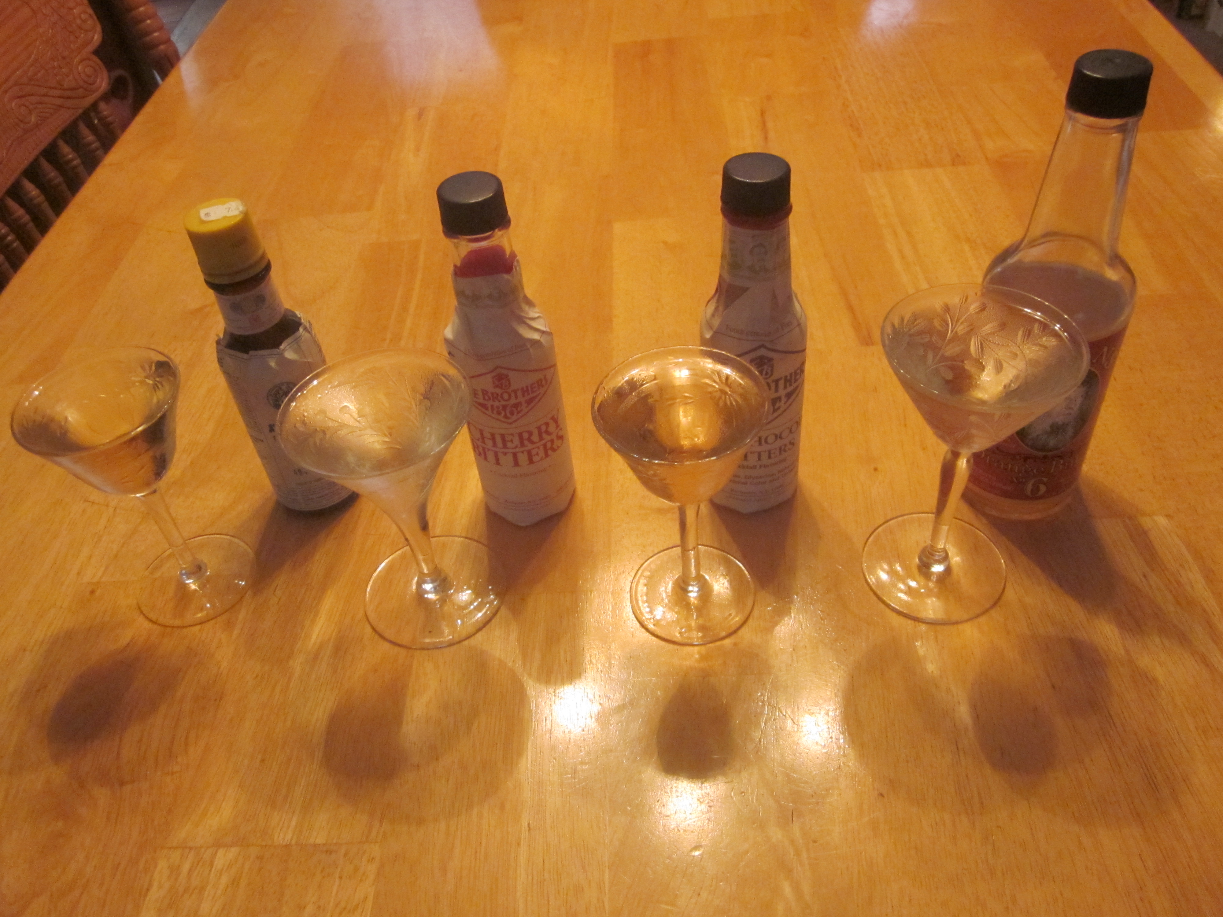 An array of bitters