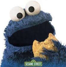 Cookie Monster, pre-diet - image downloaded from internet