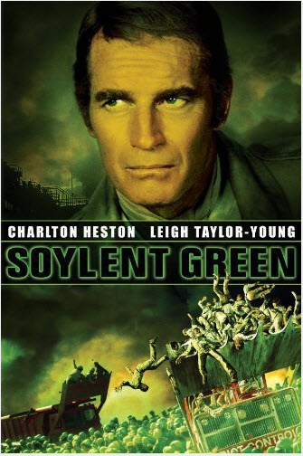 Soylent Green was a 1973 thriller with Charlton Heston