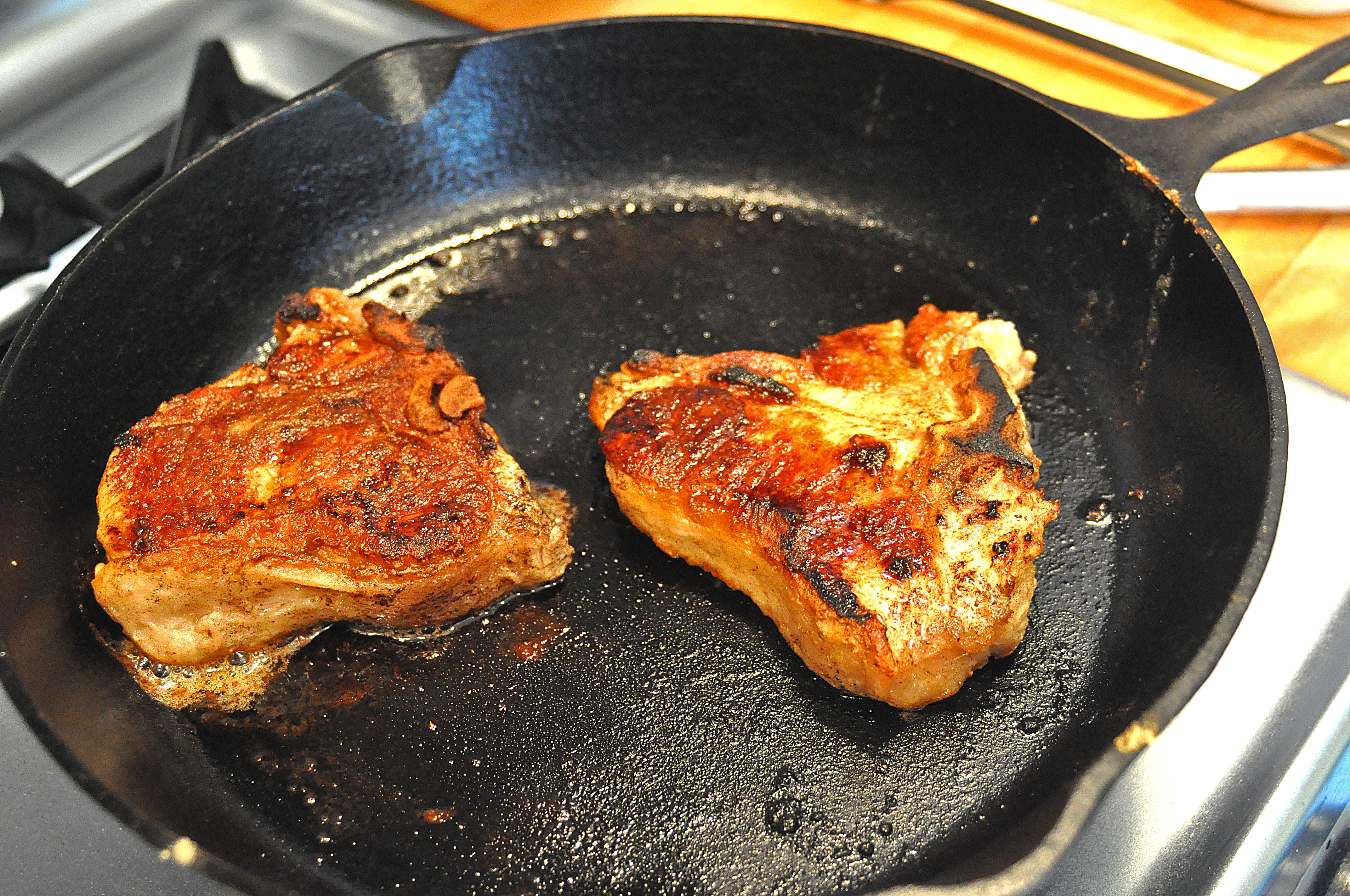 Veal in the skillet