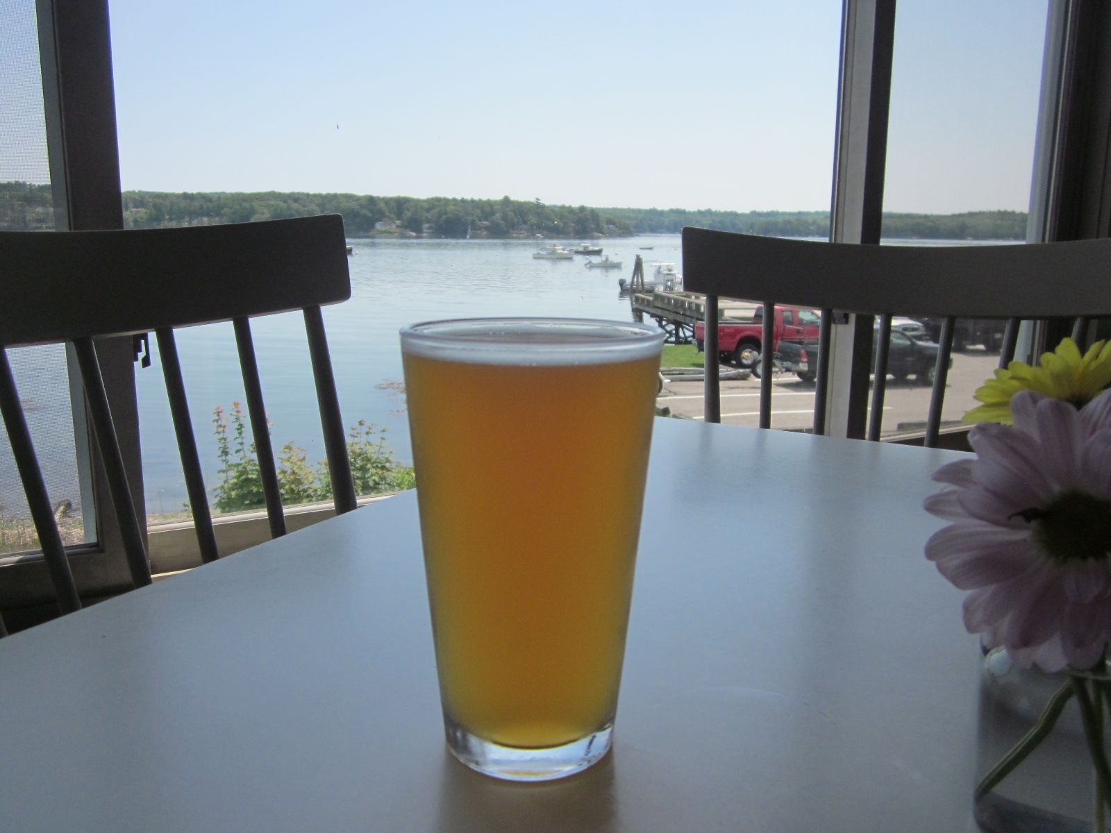 Oxbow Farmhouse Ale at Le Garage