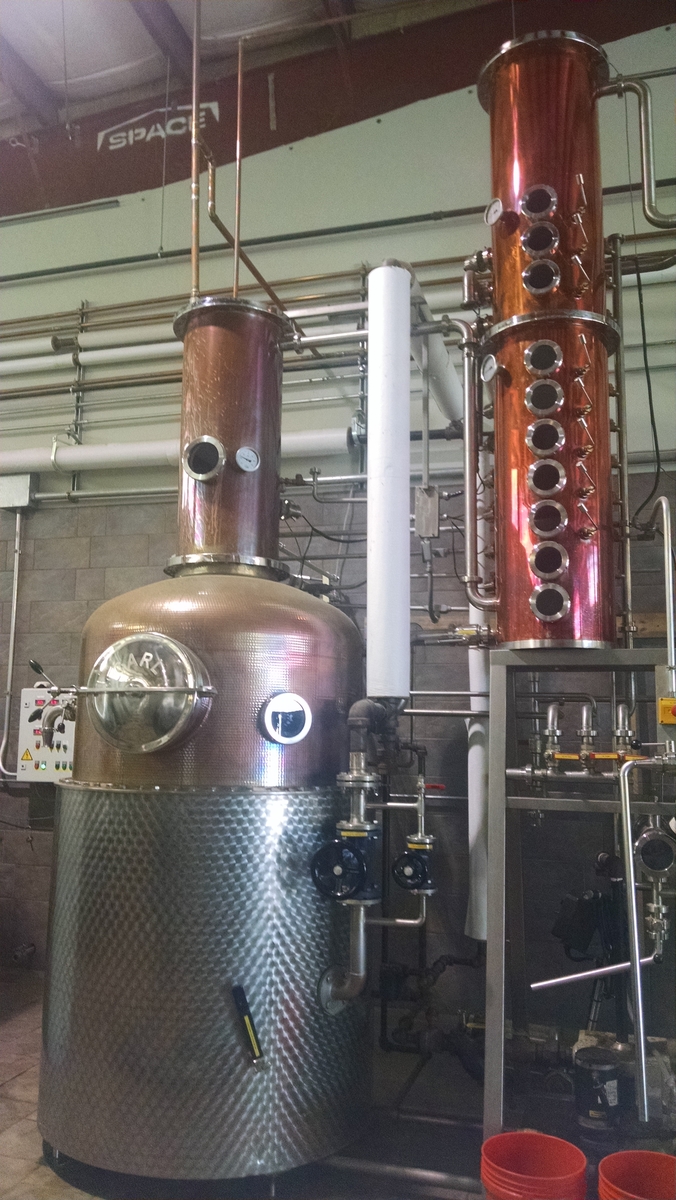 The still at Ryan and Wood in Gloucester, MA
