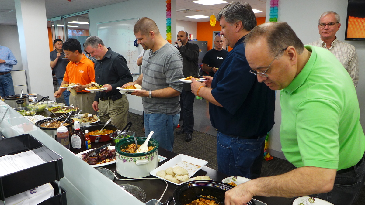 Actifio Potluck, photo by XD Zhiang