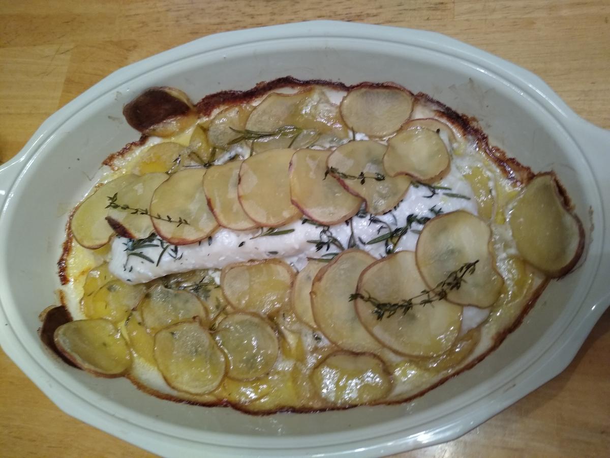 Pesce al Forno con Patate
