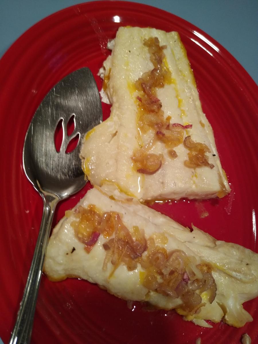 Haddock with Shallot Sauce