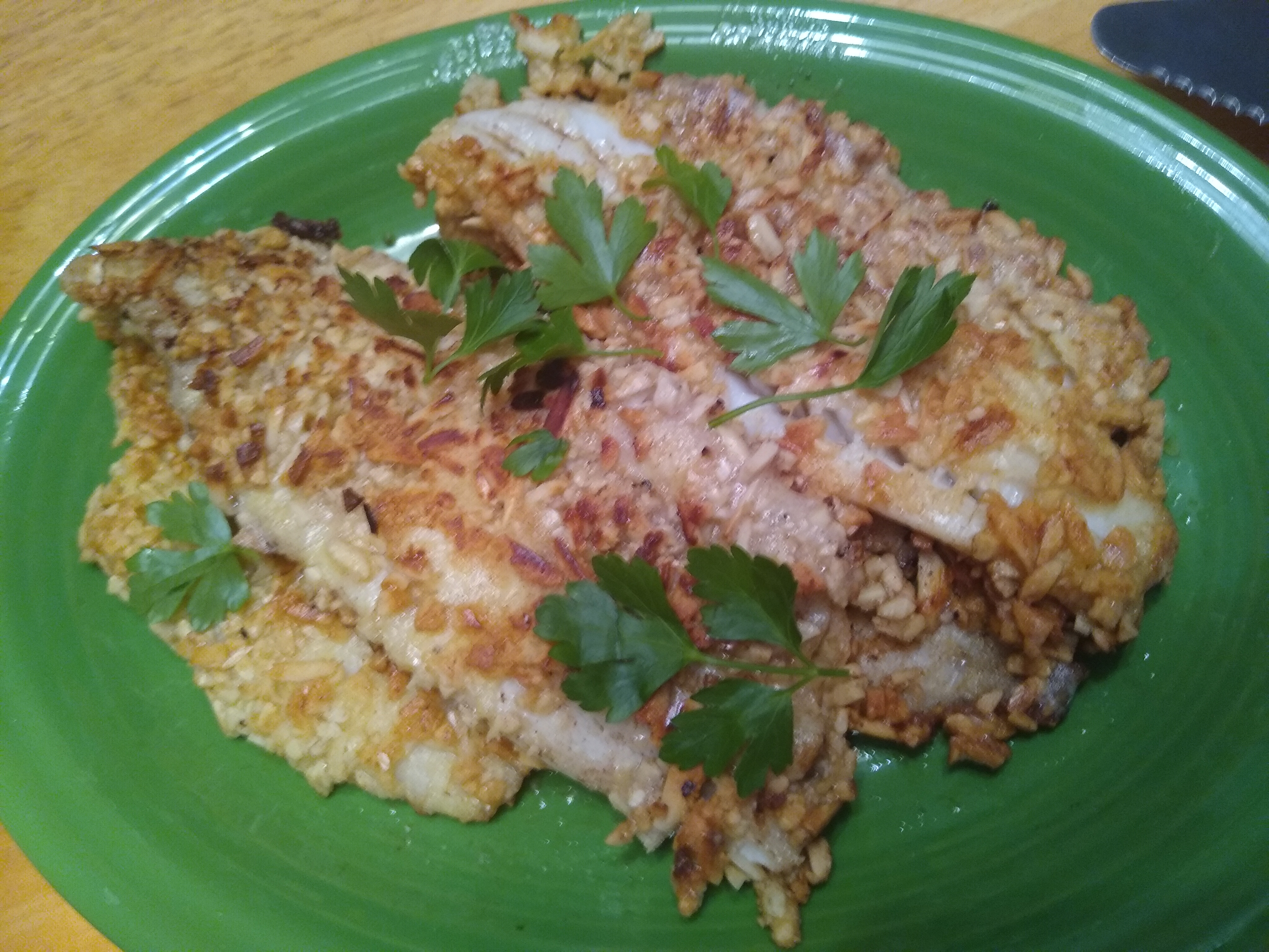 Almond-crusted Sole