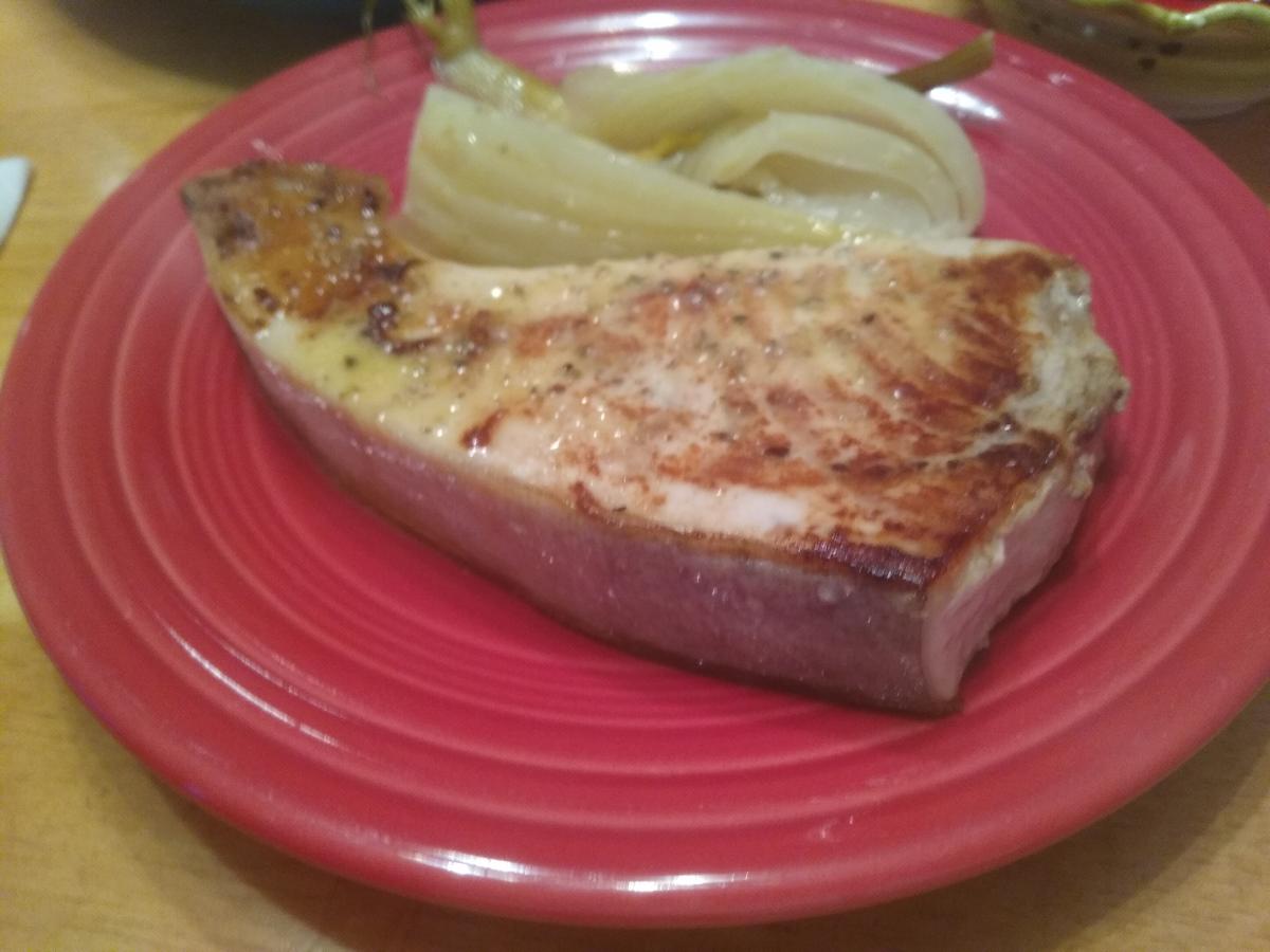 Salmoriglio on Swordfish