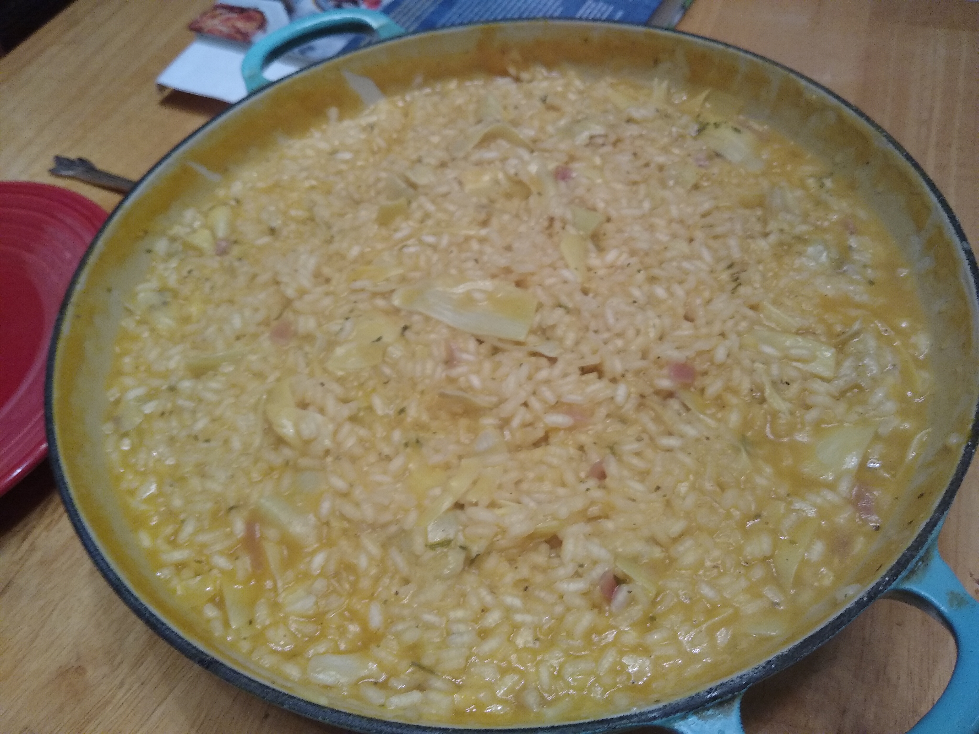 Pumpkin-Artichoke Risotto