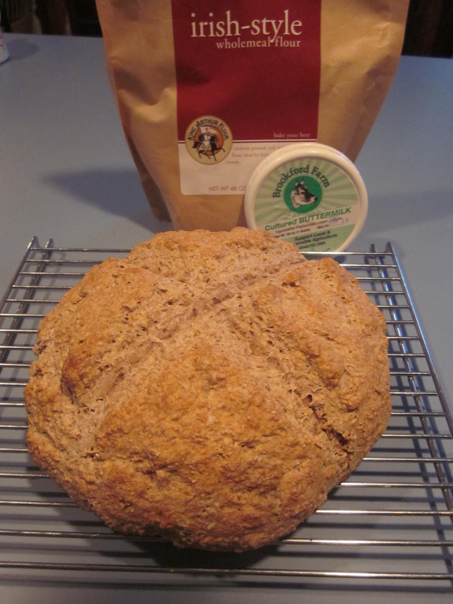 Irish Whole Wheat Soda Bread