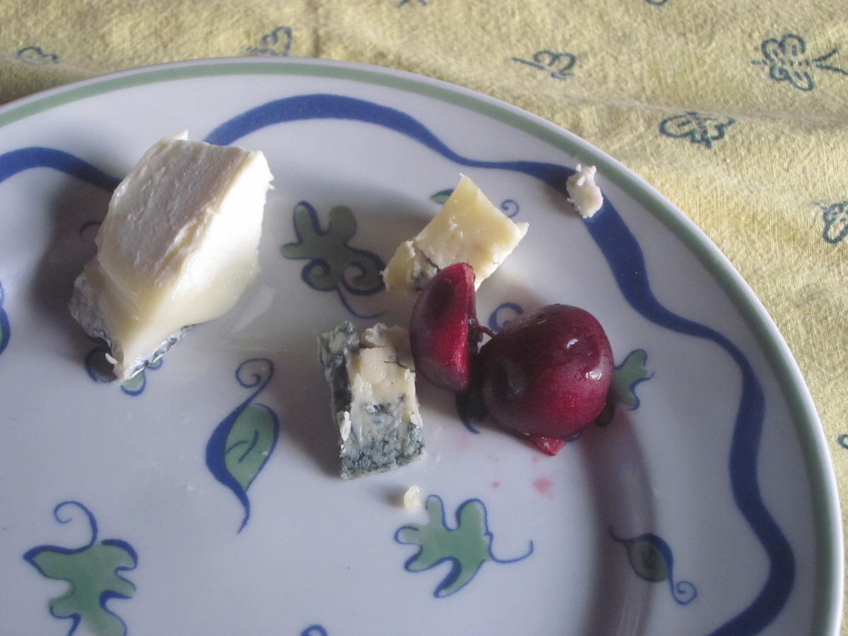 Spring Day Blue with a Cherry, Evangeline