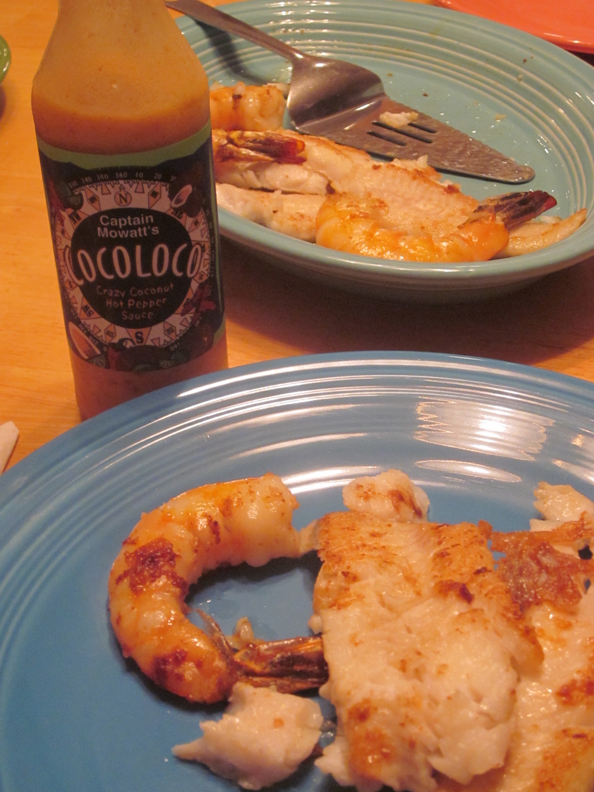 Captain Mowatt's Cocoloco with shrimp and sole