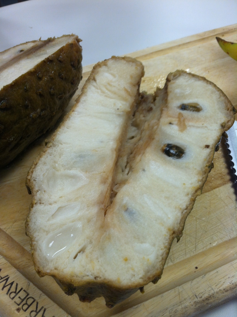 A previously-frozen Soursop