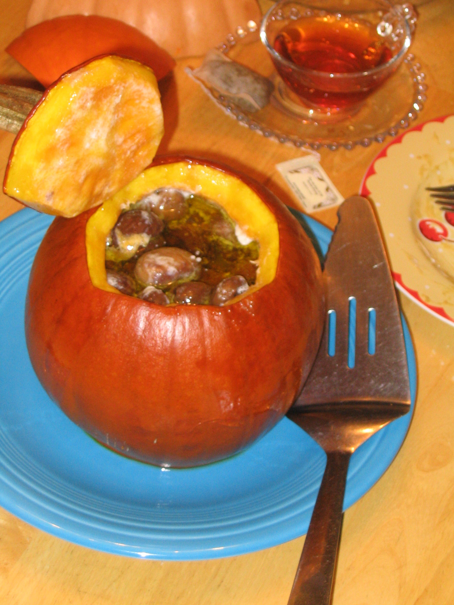 Chestnut-Stuffed Pumpkin