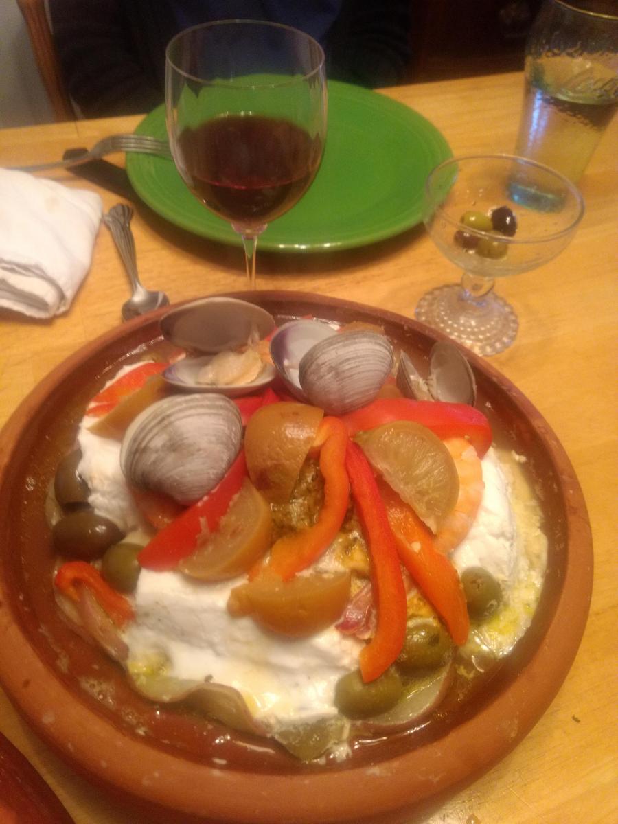 Mqualli fish tagine