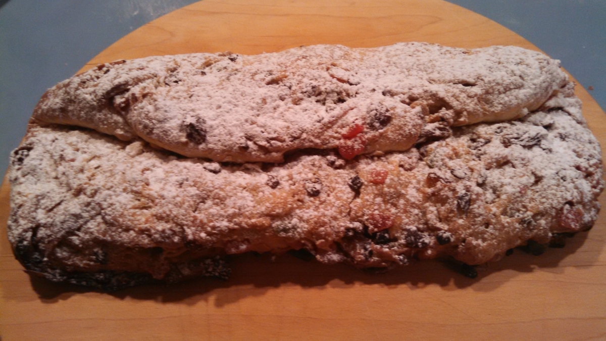 Dresden Stollen for Christmas Morning
