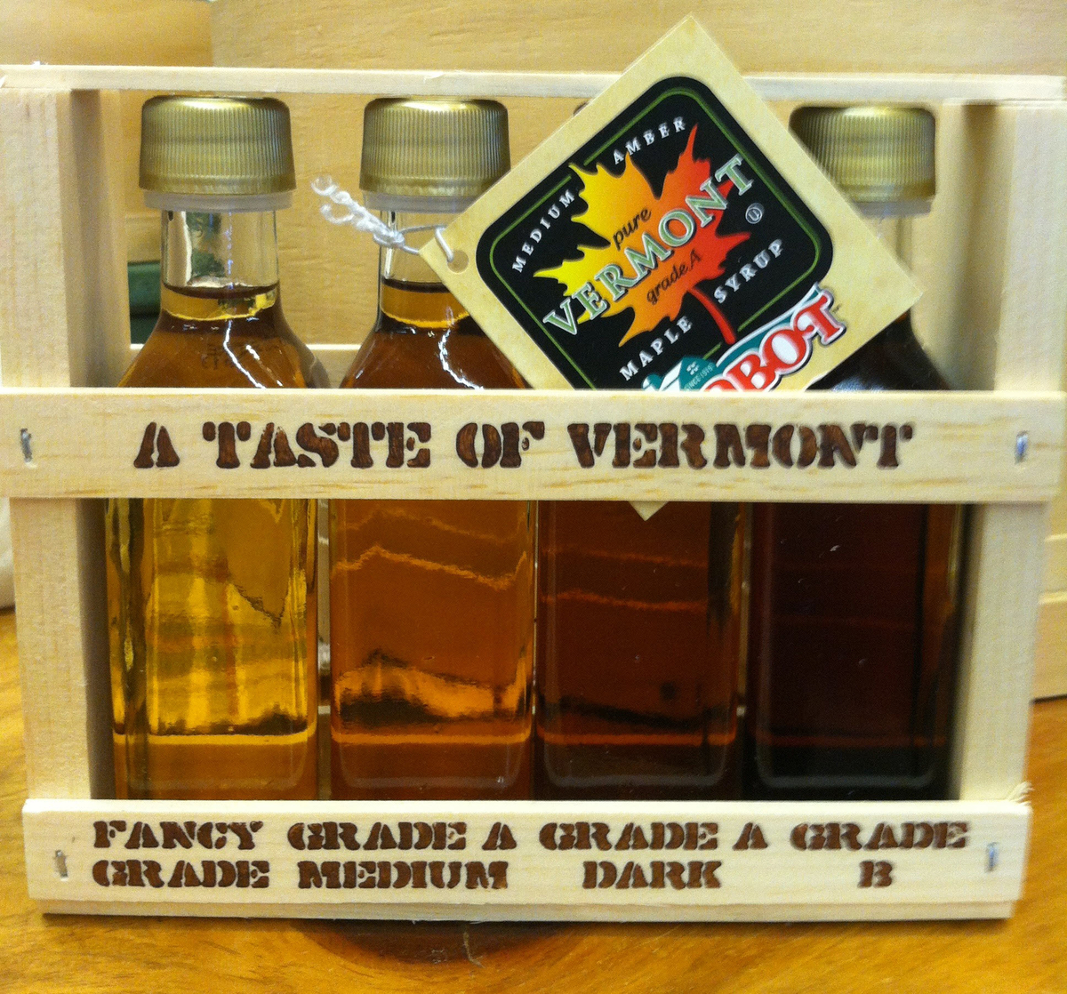 4 grades of maple syrup