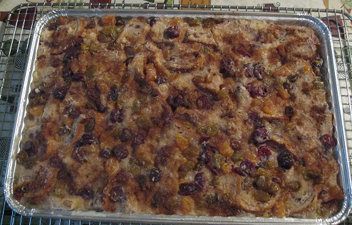 Vera's Hot Summer Night Bread Pudding, photo by Vera Carroll