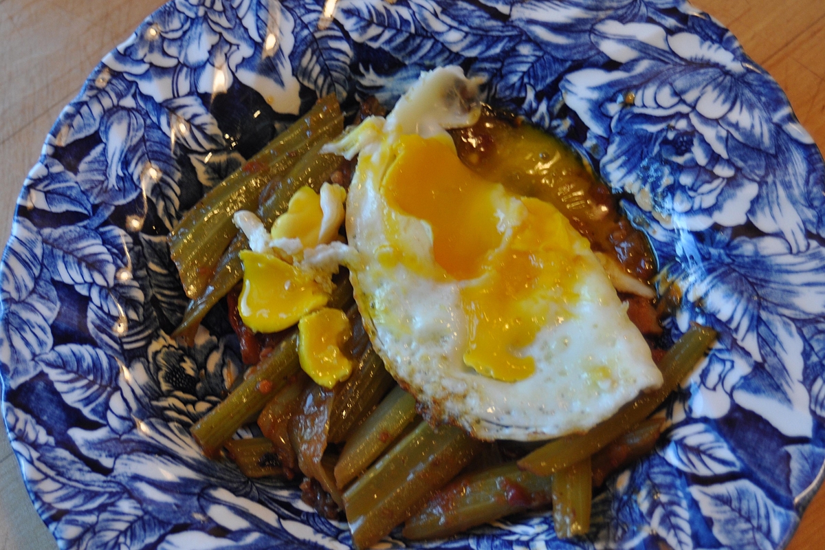  Annette's braised celery, photo by Richmond Talbot
