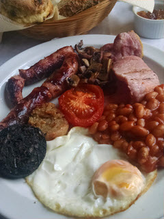The Full Irish Breakfast at the Leim Siar B&B, Belmullet, Co. Mayo
