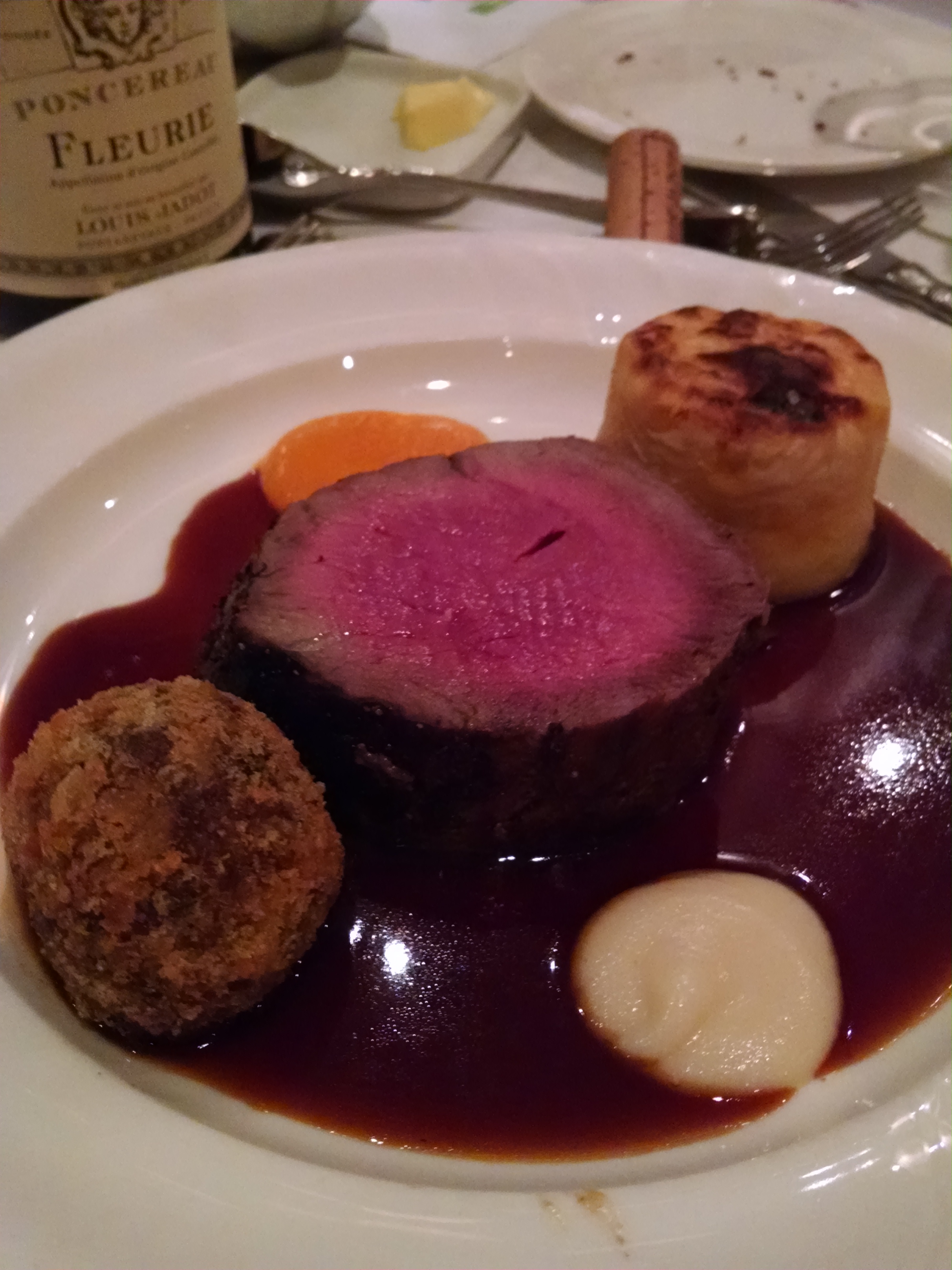 The main course at the Westport Food Festival Banquet