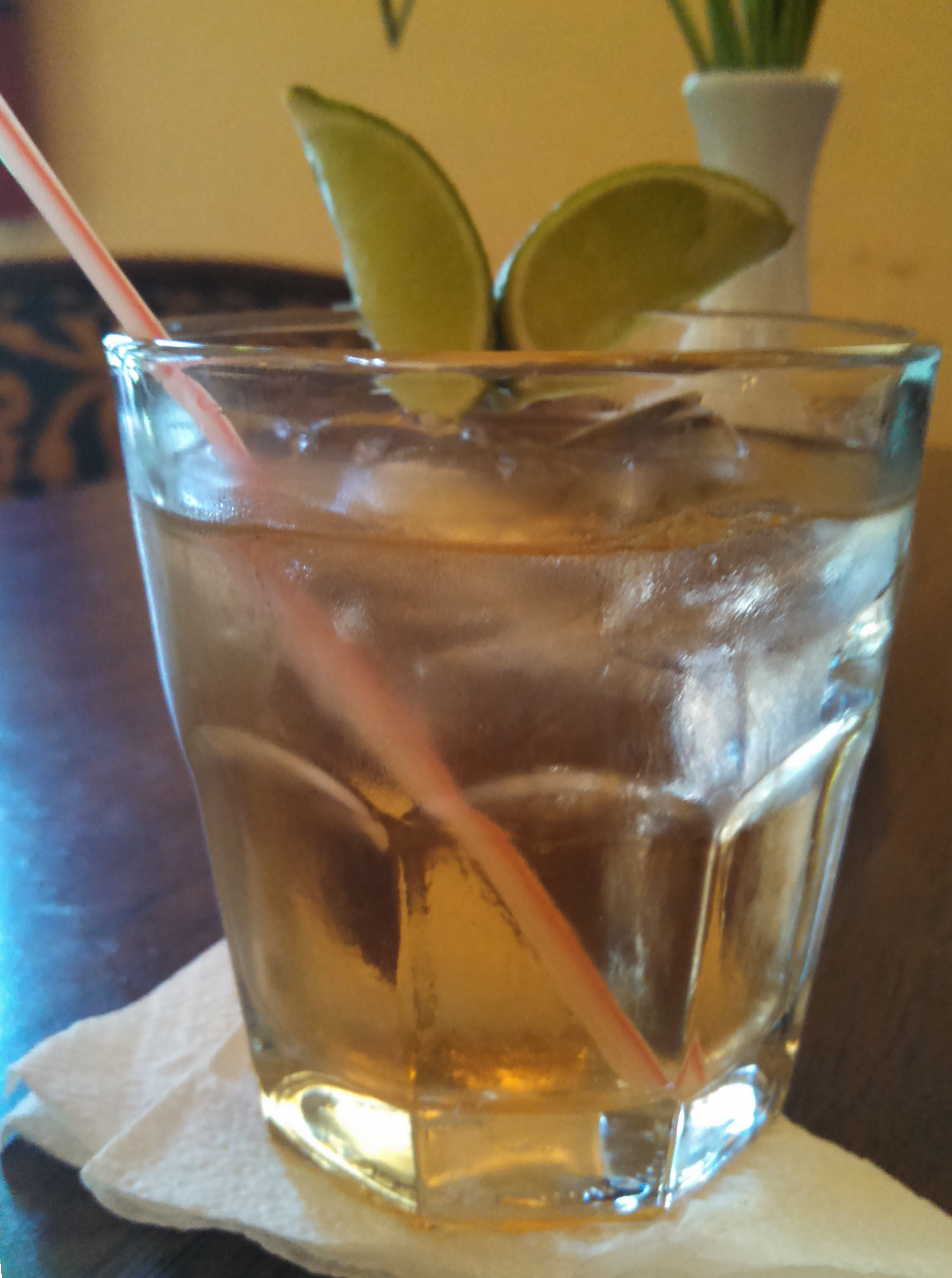 a rum cocktail