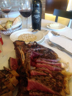 Bistecca alla Fiorentina and Brunello di Montalcino