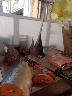 Swordfish at the Mercato Ortygia