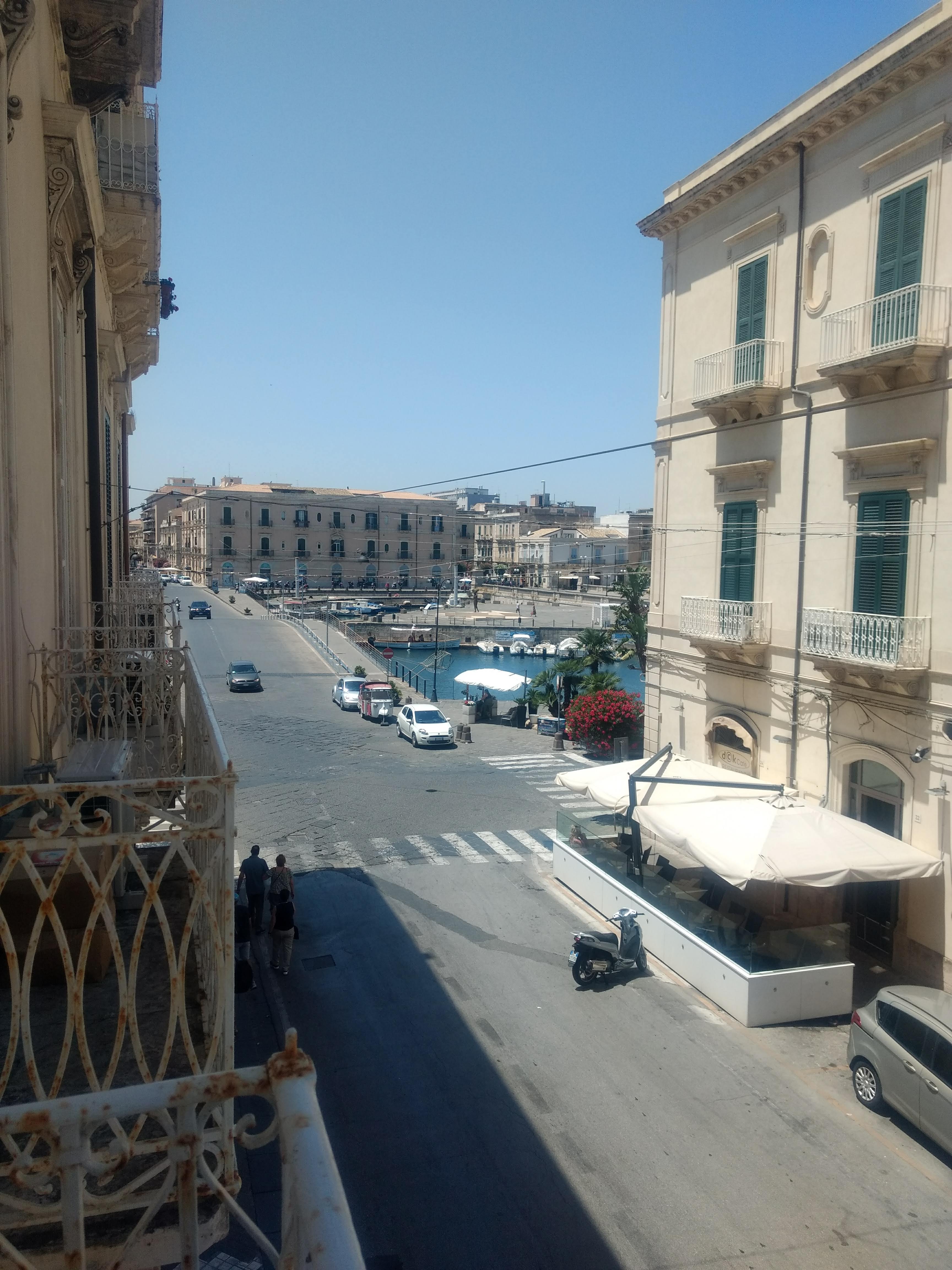 Entering Ortygia