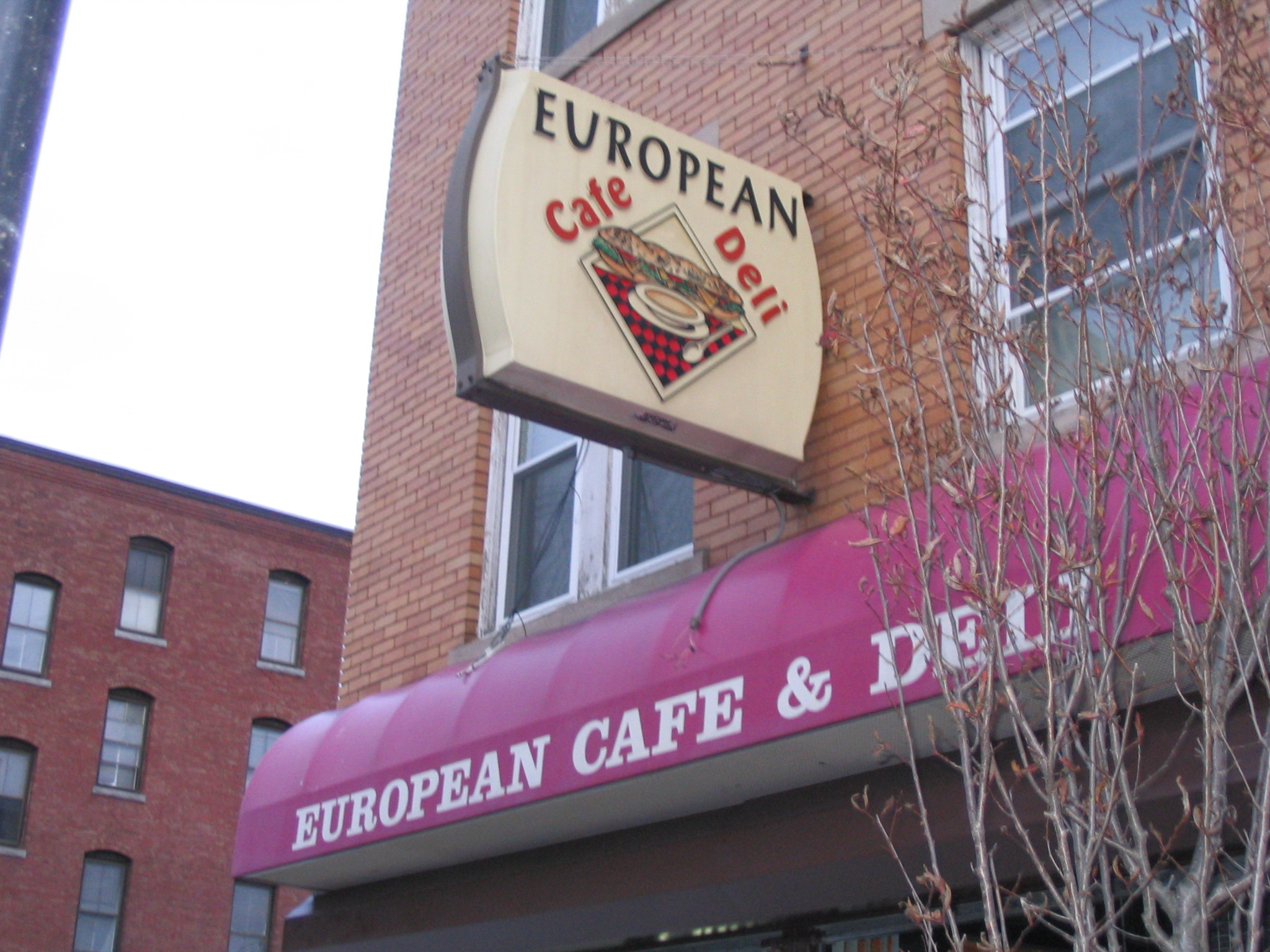 The European Cafe & Deli, on Millbury Street in Worcester