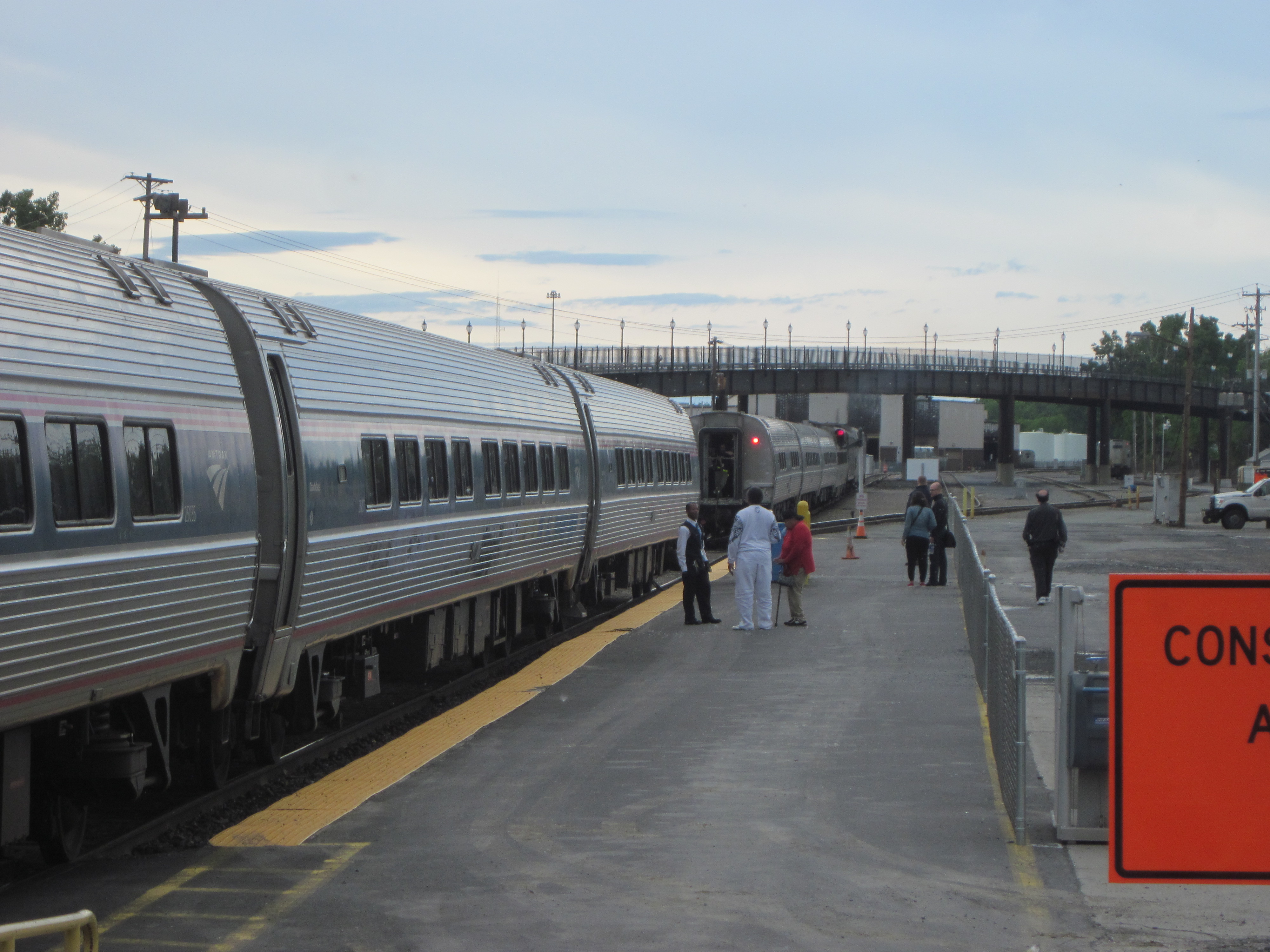 The long, long train in Albany