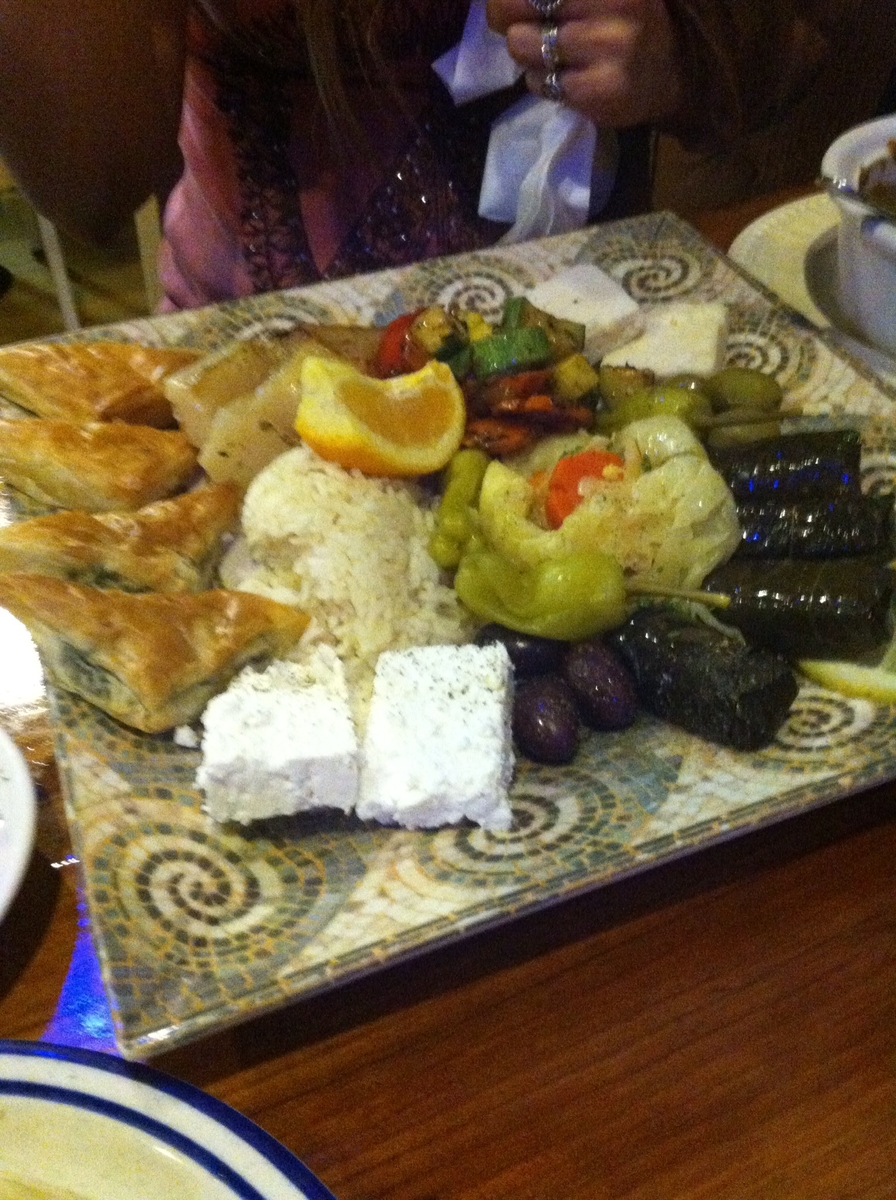 Appetizers at The Greek in Santa Cruz