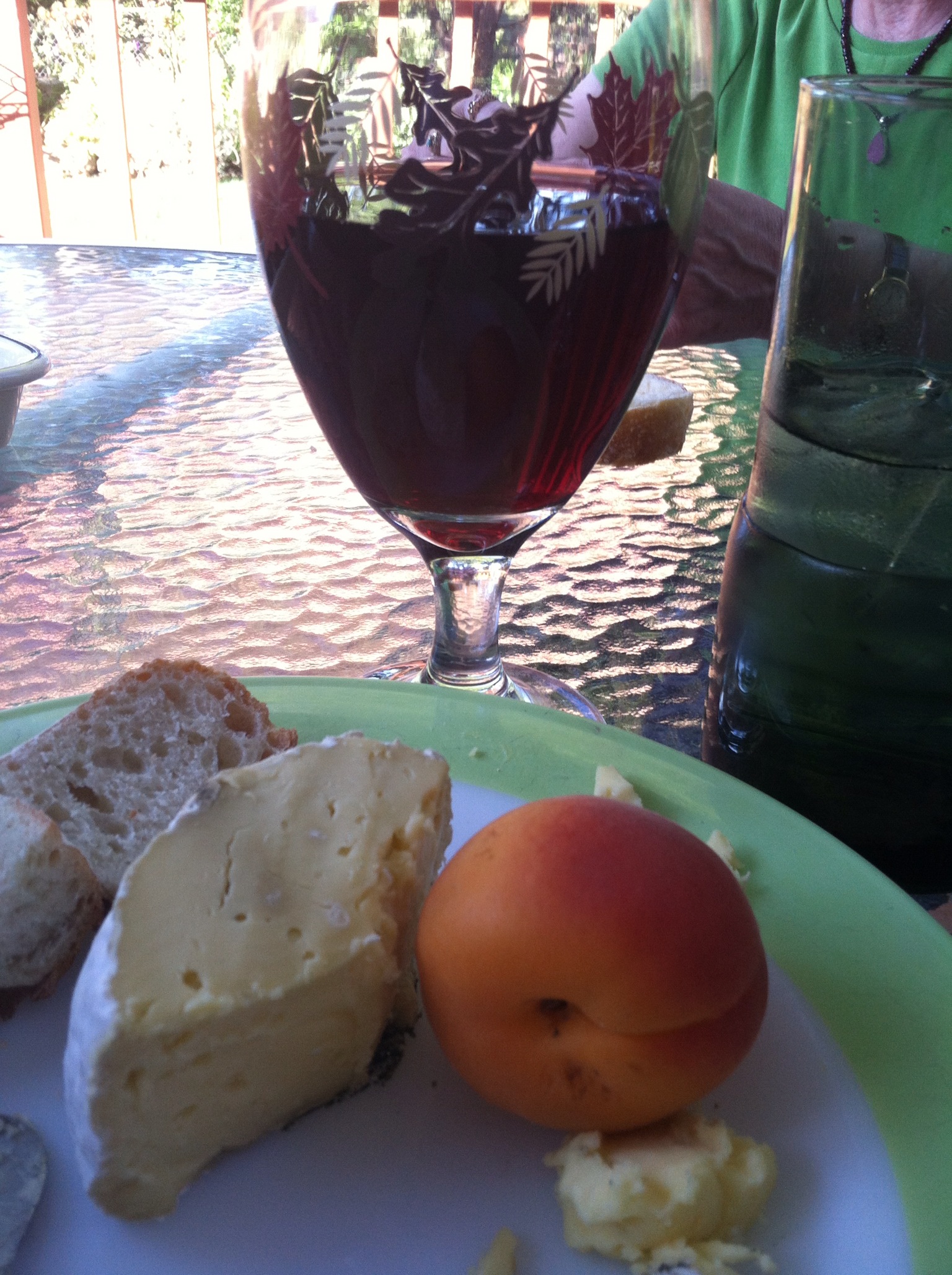 a home dinner in Santa Cruz