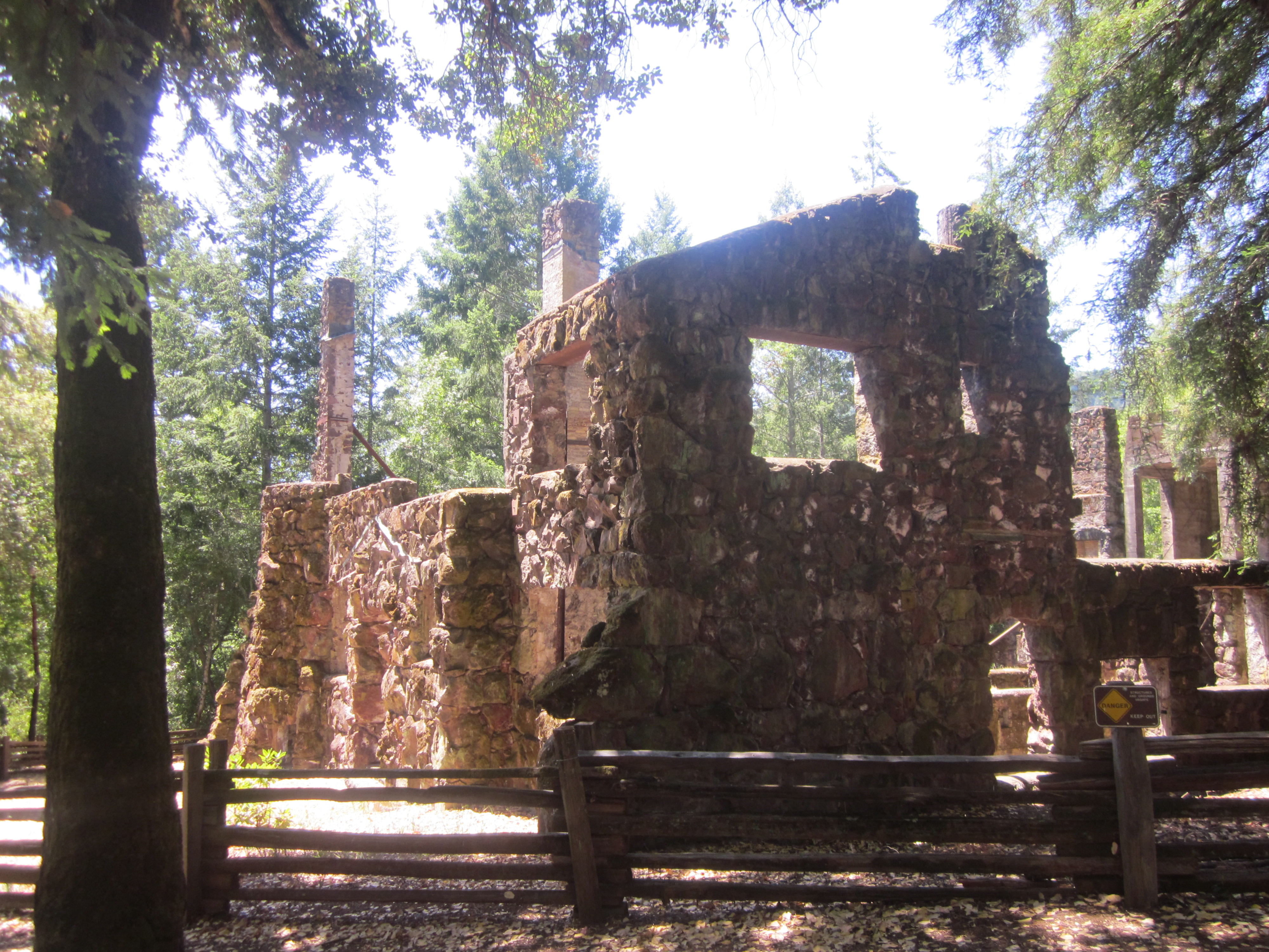 The ruins of Jack and Charmiane London's dream house