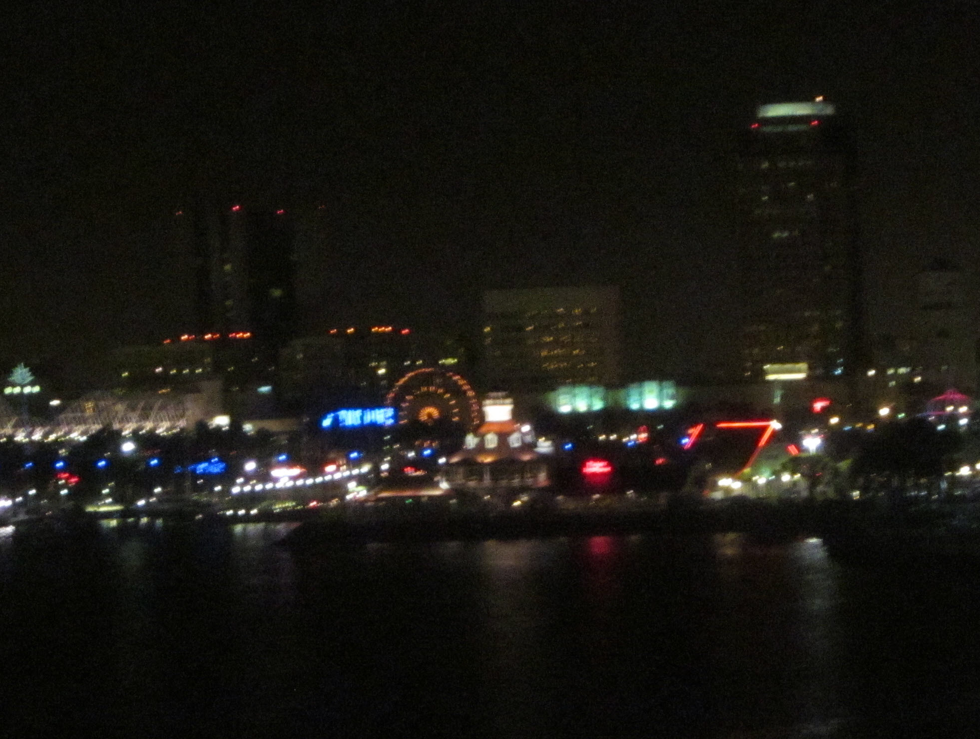 nightfall on Long Beach