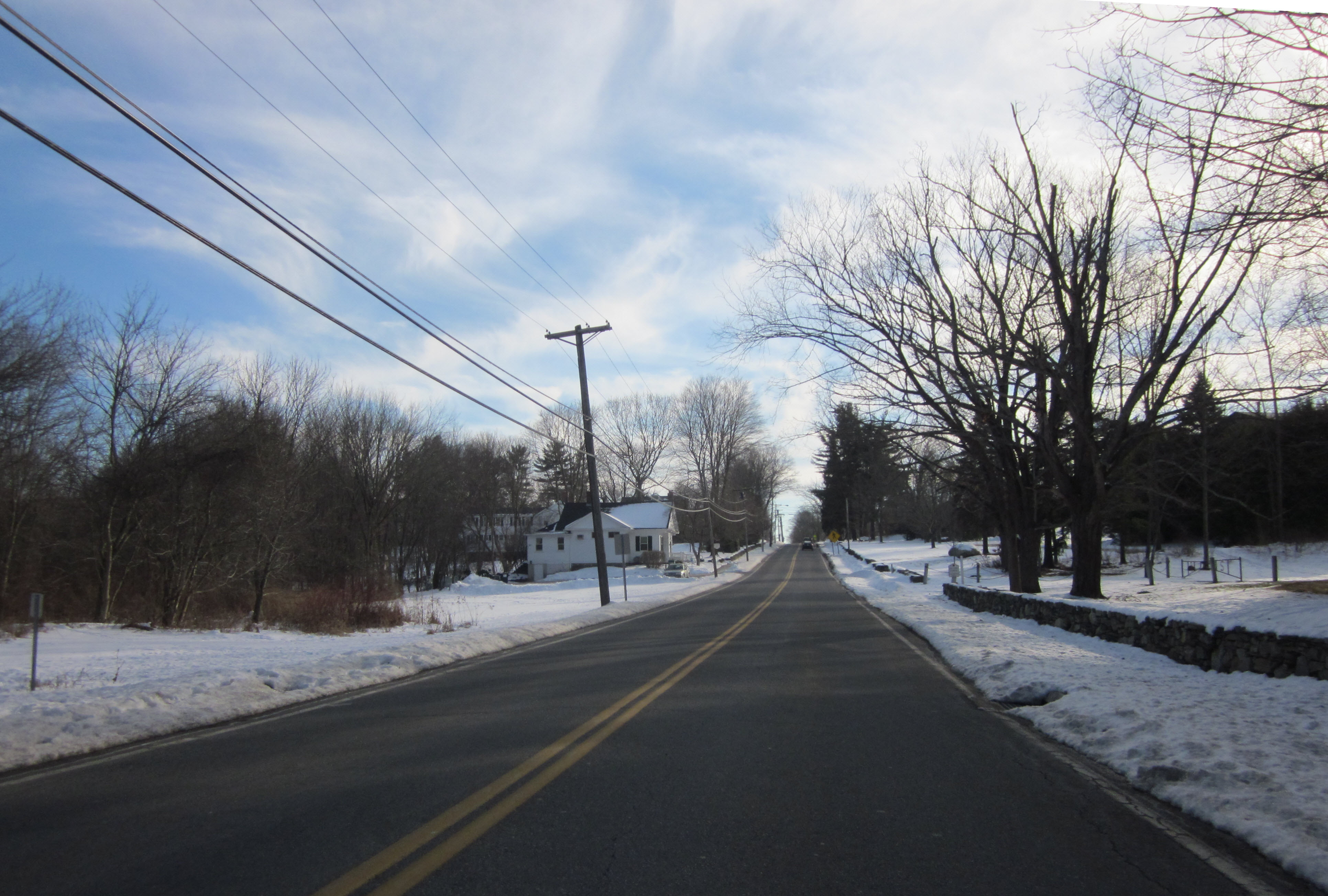 Driving along US44 near Putnam, CT