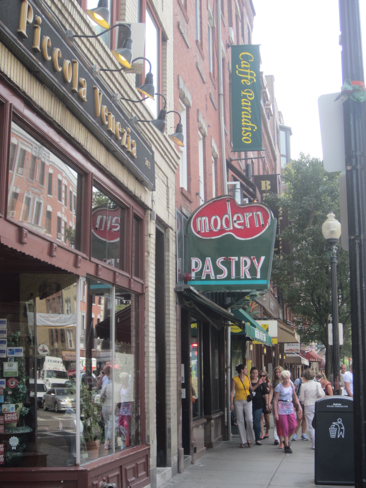 Modern Pastry is a landmark of the North End