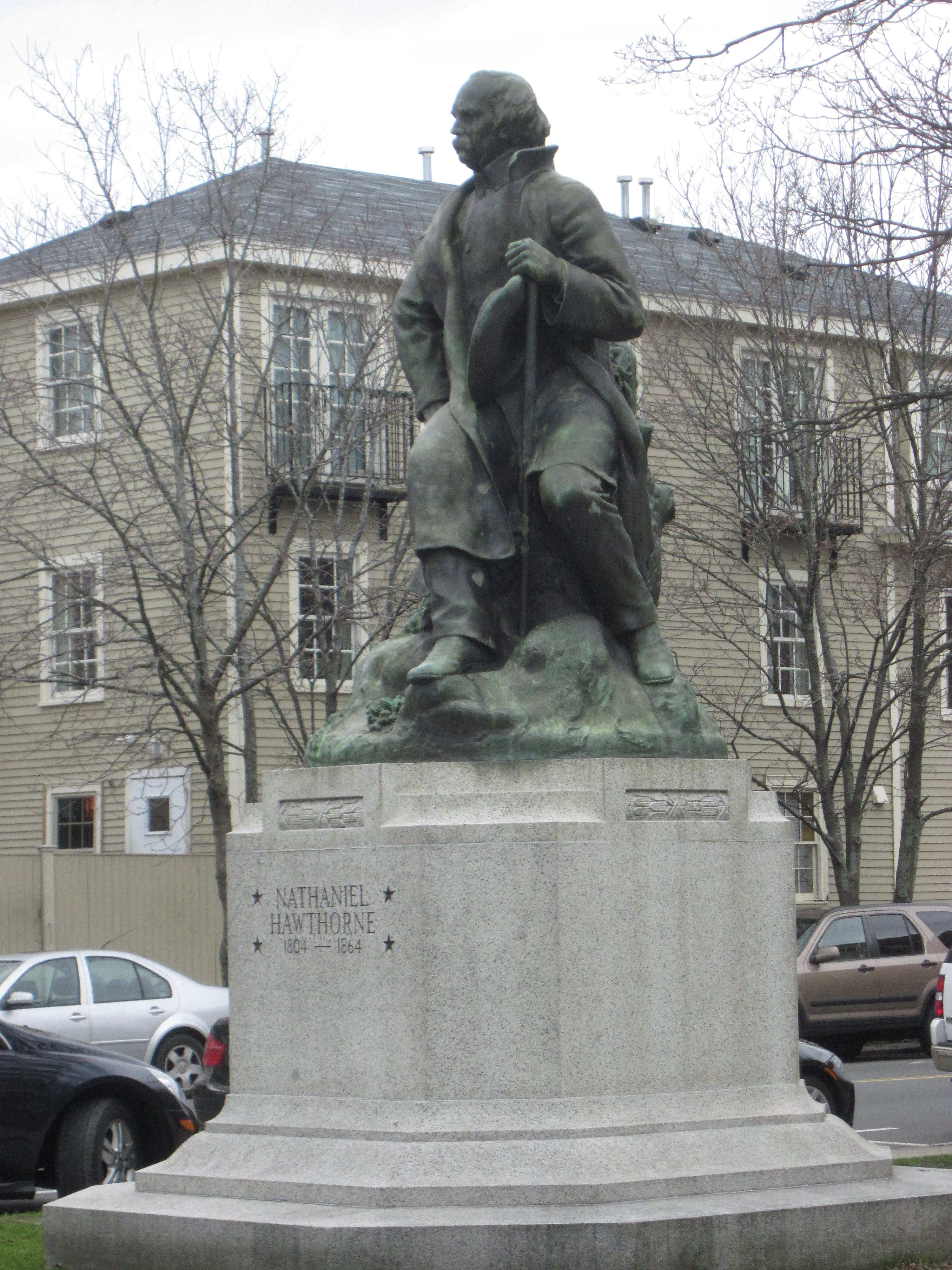 Statue of Nathaniel Hawthorne, in Salem