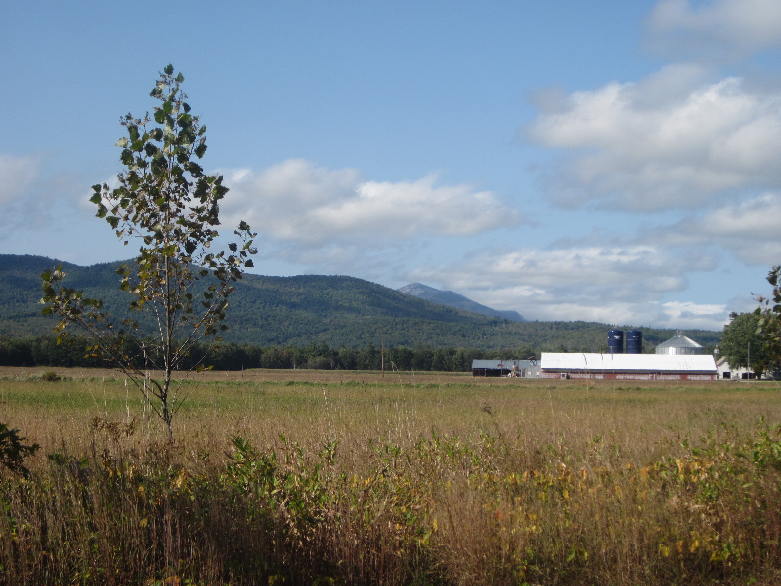 Farm country below the Mahoosuc Range