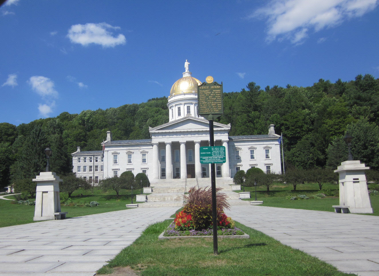 The Vermont statehouse in Montpelier