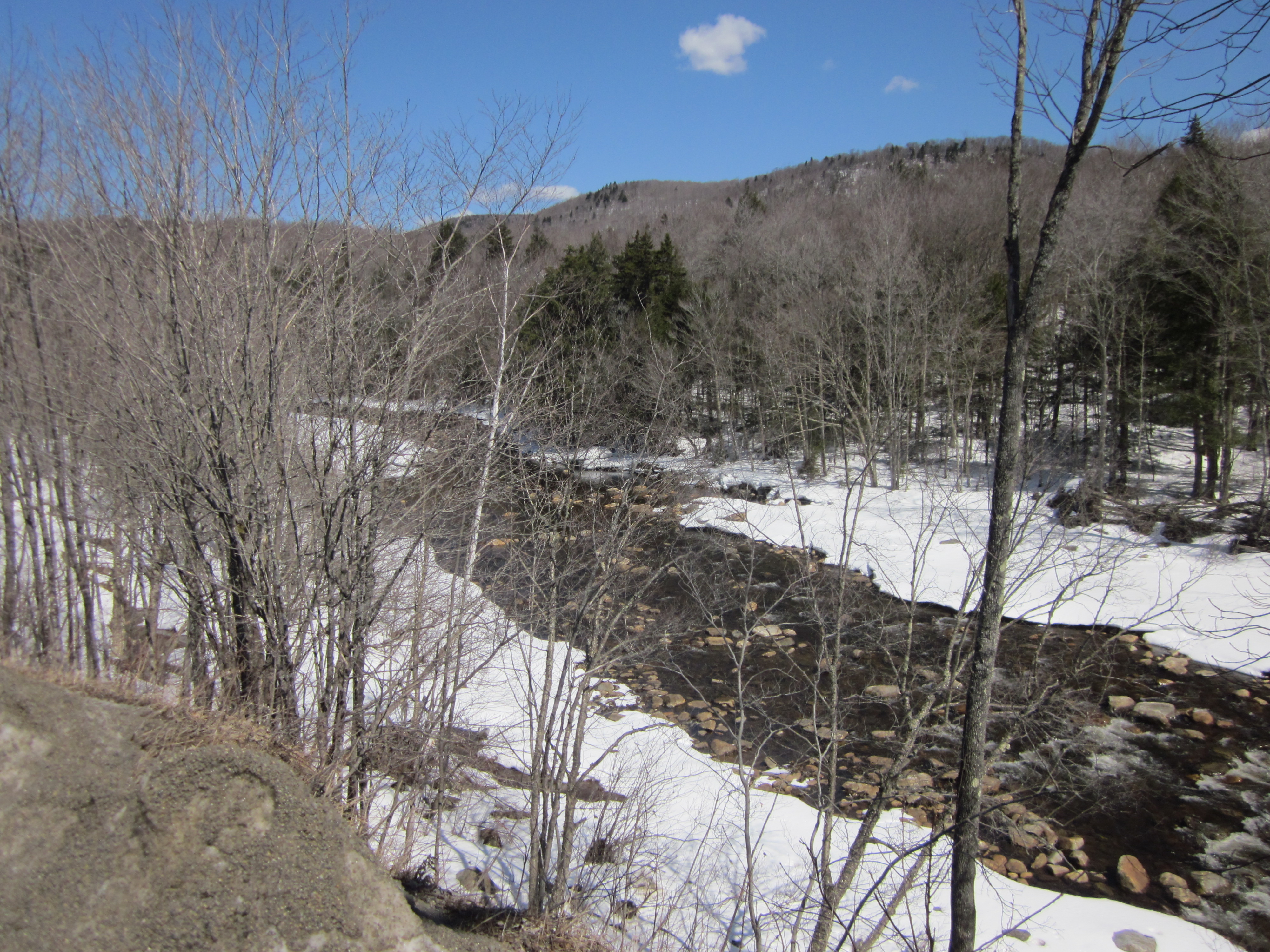 Route 9 Vermont on the verge of spring
