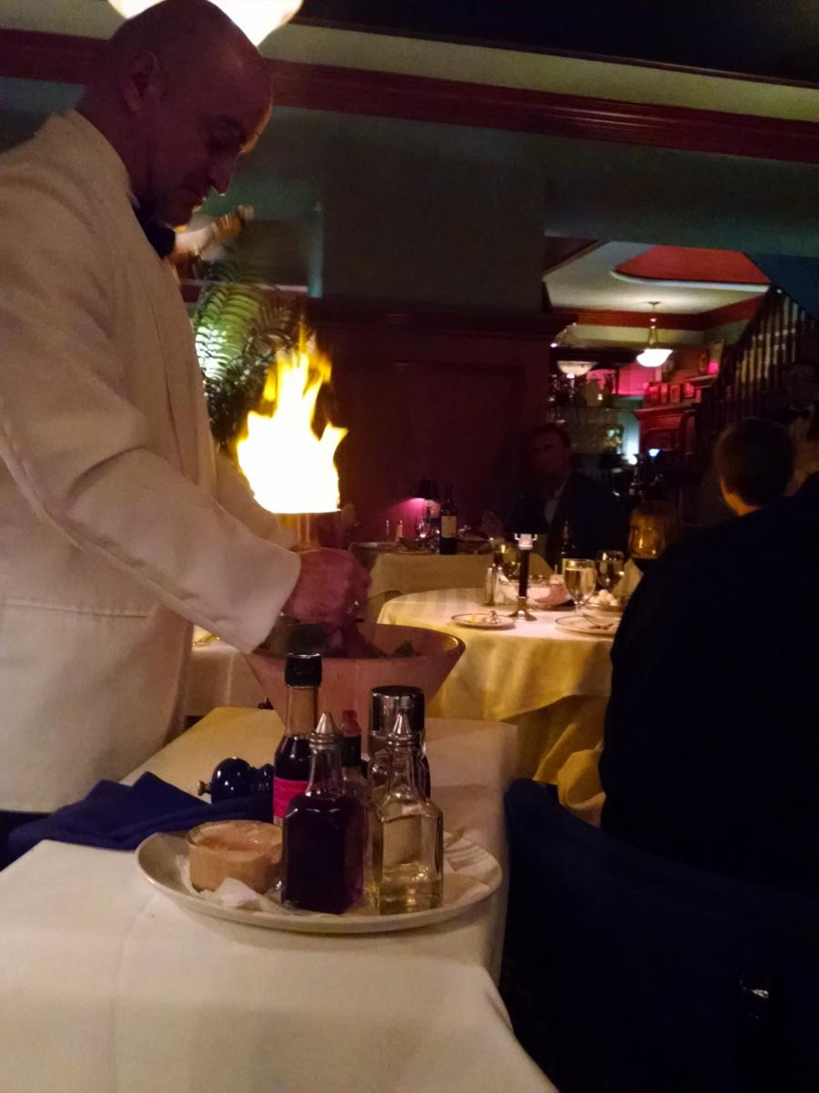 Tableside Prep at Le Continental