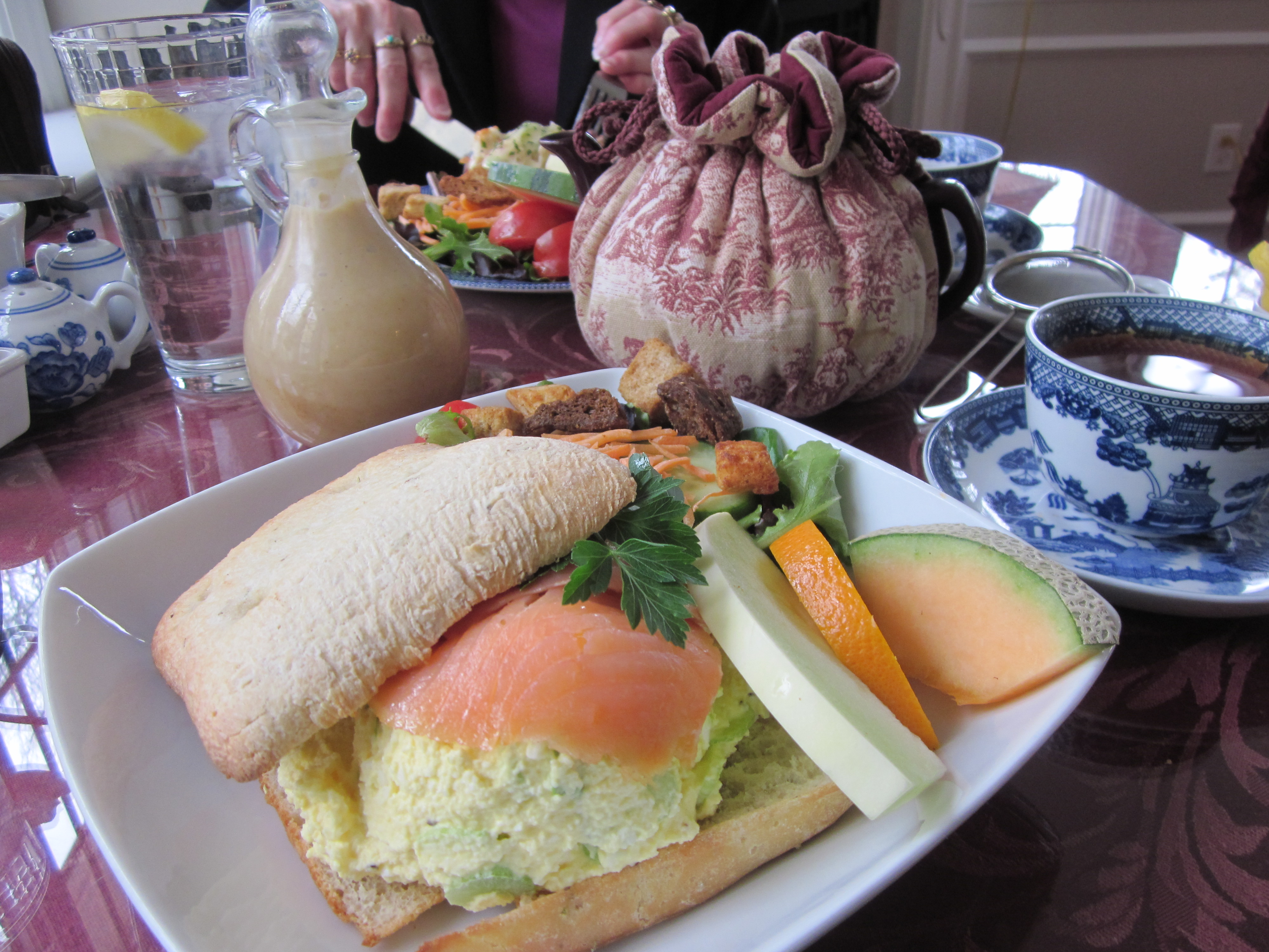 Egg Salad with Smoked Salmon