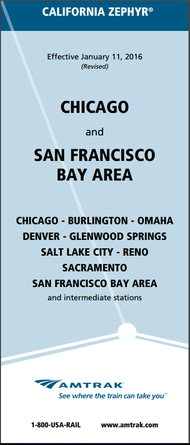 Zephyr Timetable