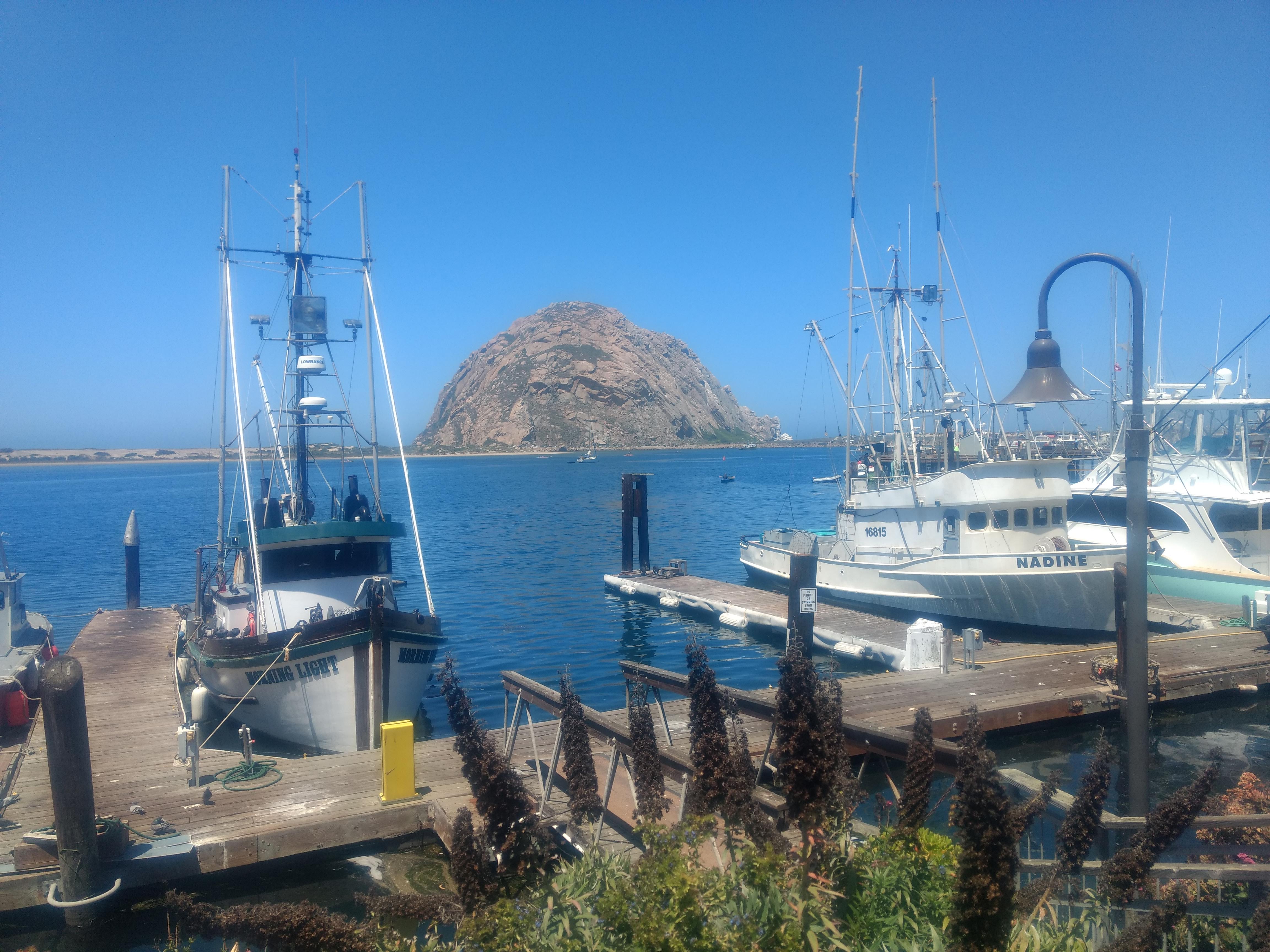 The big rock in Morro Bay